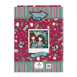 Dossier Gorjuss Fireworks Bordeaux A4 (26 x 33.5 x 2.5 cm)