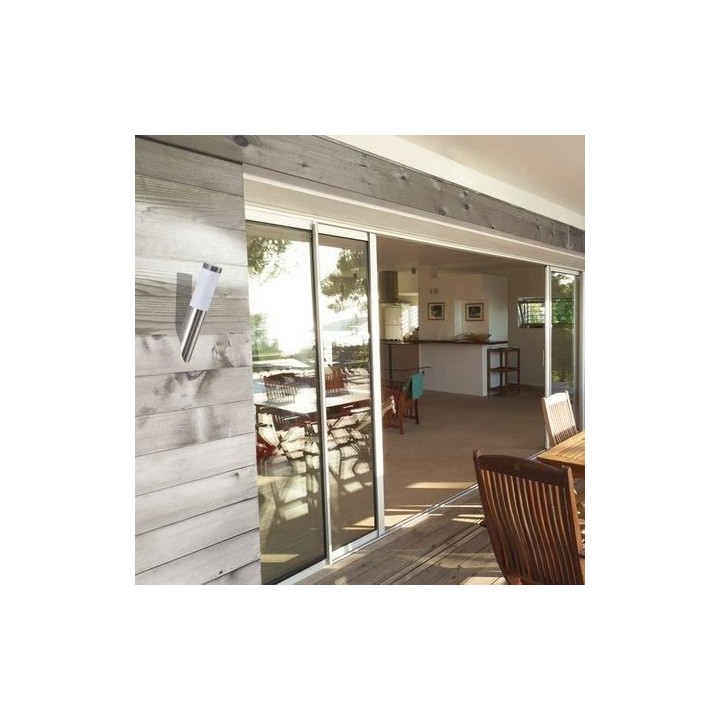 COREP - Applique extérieur - Acier inoxydable - E27-20W - Nickel