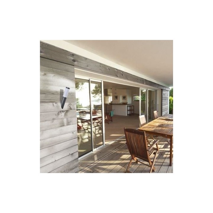 COREP - Applique extérieur - Acier inoxydable - E27-20W - Anthracite