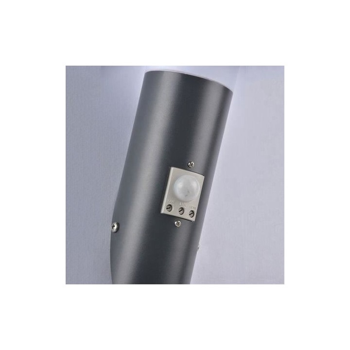 COREP - Applique extérieur - Acier inoxydable - E27-20W - Anthracite