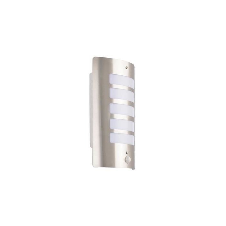 COREP - Applique extérieur - Demi-lune en métal - E27-20W - Nickel