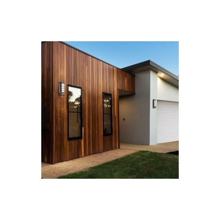 COREP - Applique extérieur - Demi-lune en métal - E27-20W - Anthraci