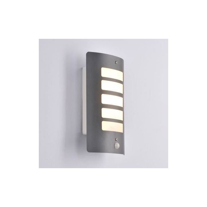 COREP - Applique extérieur - Demi-lune en métal - E27-20W - Anthraci