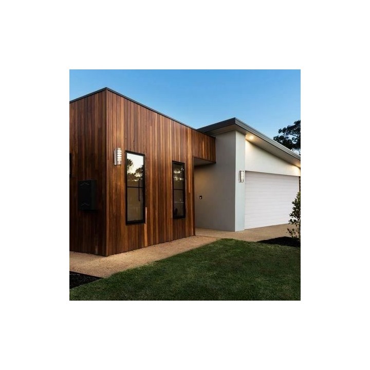 COREP - Applique extérieur - Demi-lune en métal - E27-20W - Nickel