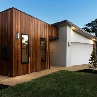 COREP - Applique extérieur - Demi-lune en métal - E27-20W - Anthraci