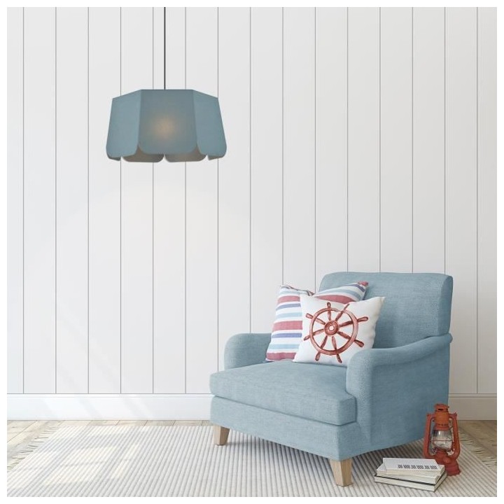 COREP Suspension L43 Percale Géom Pétrole