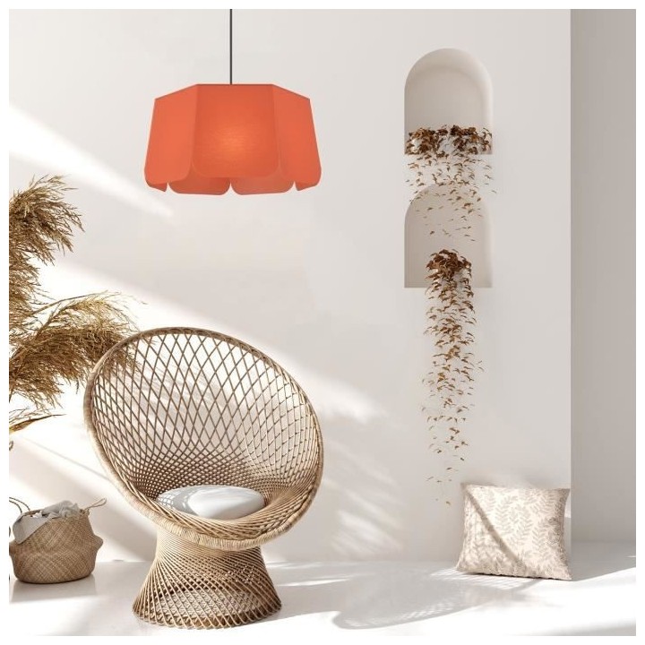 COREP Suspension L43 Percale Géom Tomette