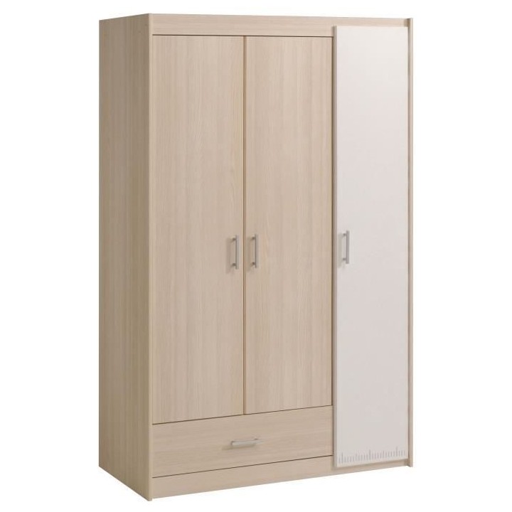 PARISOT Chambre enfant complete - Tete de lit + lit + armoire - Style