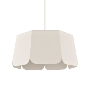 COREP Suspension L43 Percale Géom Blanc