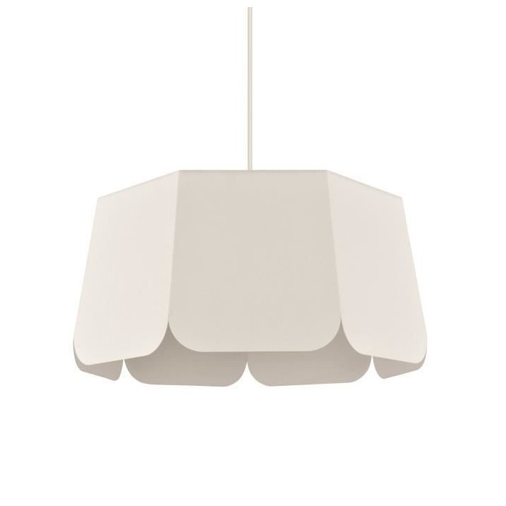 COREP Suspension L43 Percale Géom Blanc