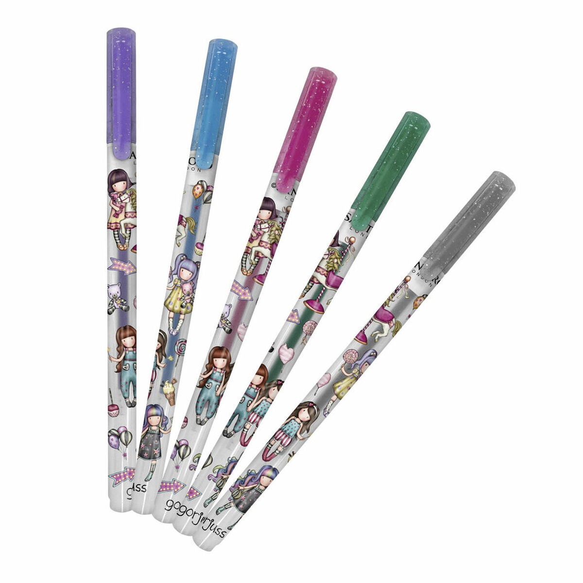 /stylos/122003-stylo-gel-gorjuss-carousel-5-unites-5018997638088.html