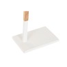 Porte Serviettes sur Pied DKD Home Decor Bois Acier Blanc (43,5 x 20 x 85 cm)