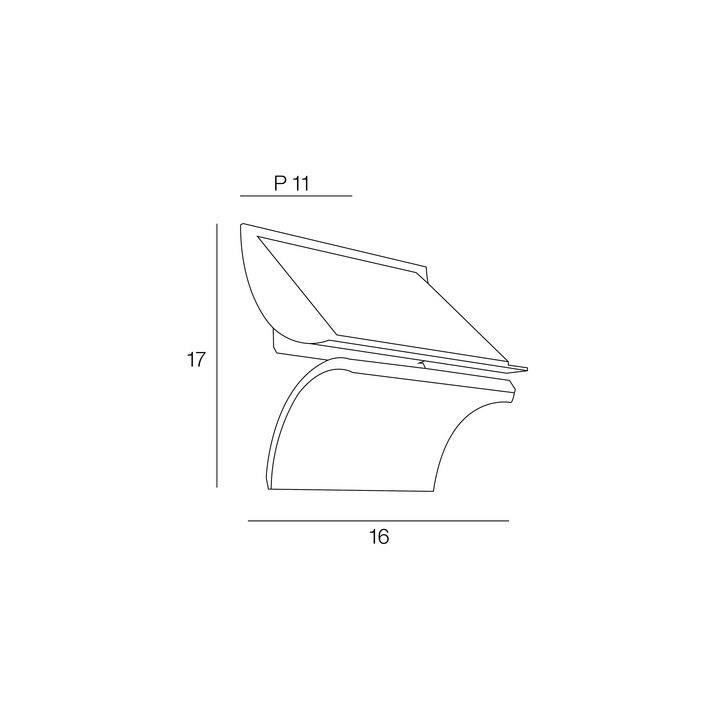 COREP - Applique extérieur - Aluminium - 3000K - Noir