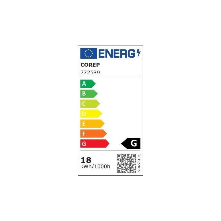 COREP - Applique extérieur - LED - 2000-6500K - Noir mat