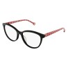 Monture de Lunettes Femme Carolina Herrera VHE876530700 Noir Blanc