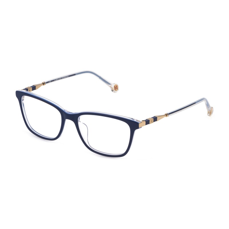 Monture de Lunettes Femme Carolina Herrera VHE882520P67 Bleu Doré