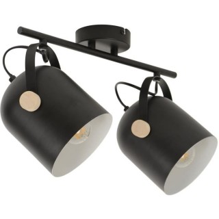 Spot Ylva - Métal - 2 L - E27 - 40 W - Noir mat - COREP