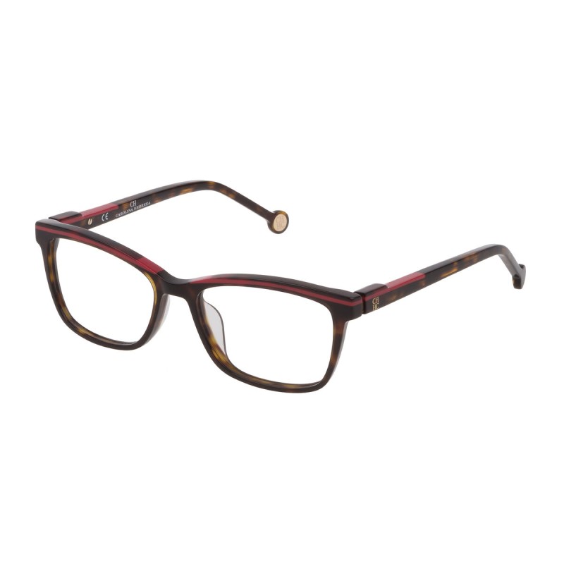 Monture de Lunettes Femme Carolina Herrera VHE836L510722 Rouge Havana