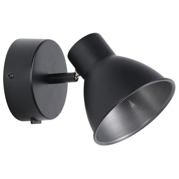 Spot Dock - Métal - 1 L - E14 - 40 W - Noir mat - COREP