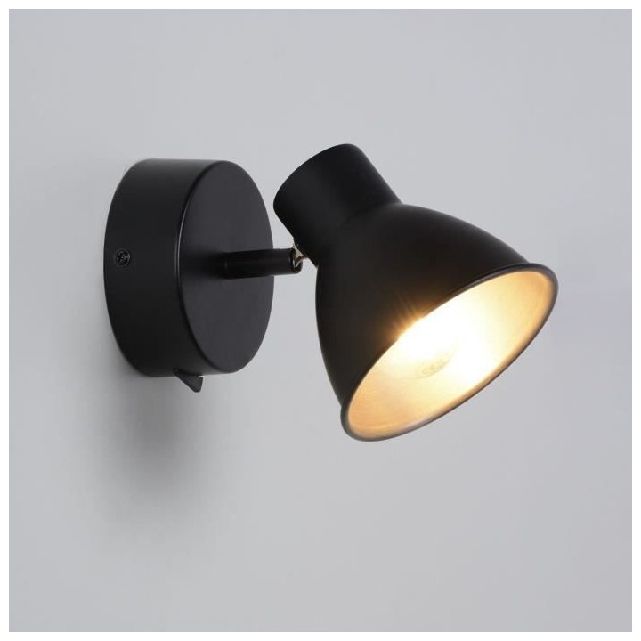 Spot Dock - Métal - 1 L - E14 - 40 W - Noir mat - COREP