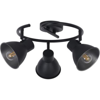 Plafonnier Dock - Métal - 3 L - E14 - 40 W - Noir mat - COREP