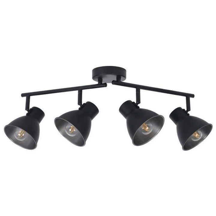 Spot Dock - Métal - 4 L - E14 - 40 W - Noir mat - COREP