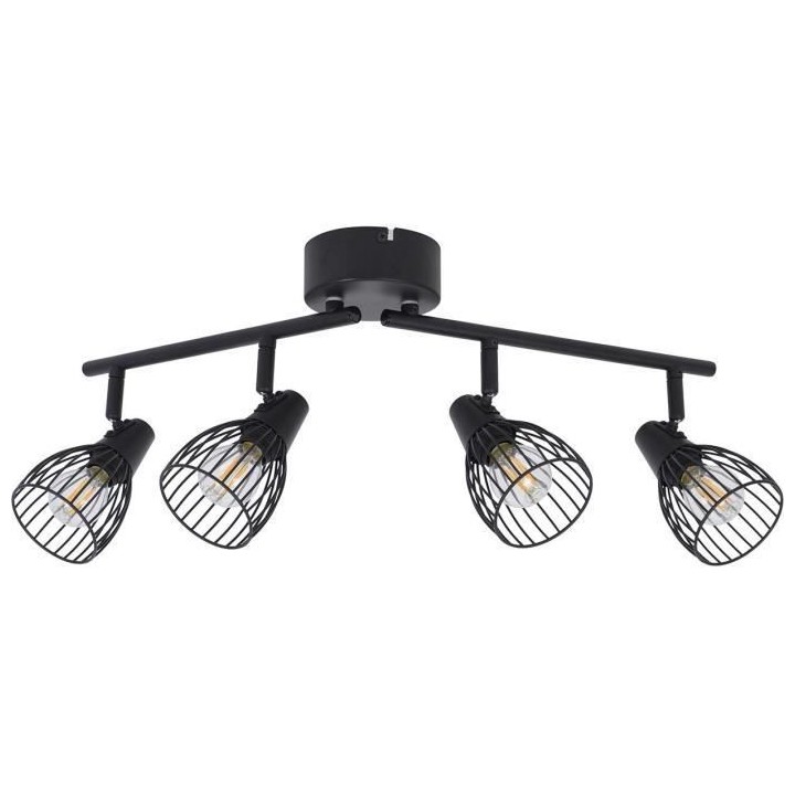 Spot Jaro - Métal - 4 L - E14 - 40 W - Noir mat - COREP