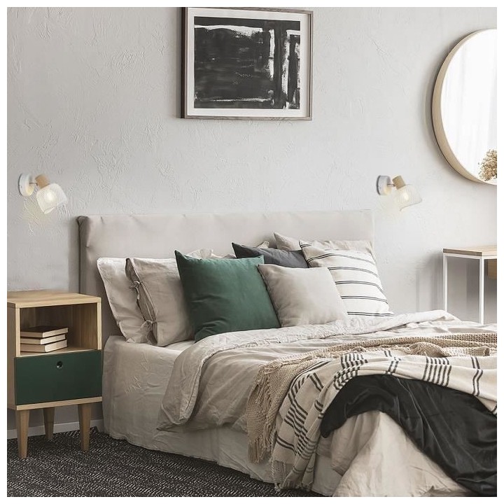 Spot Ottawa - Métal - 1 L - E14 - 25 W - Blanc - COREP