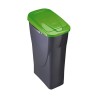 Corbeille à papier Mondex Vert Noir/Vert polypropylène Plastique 15 L