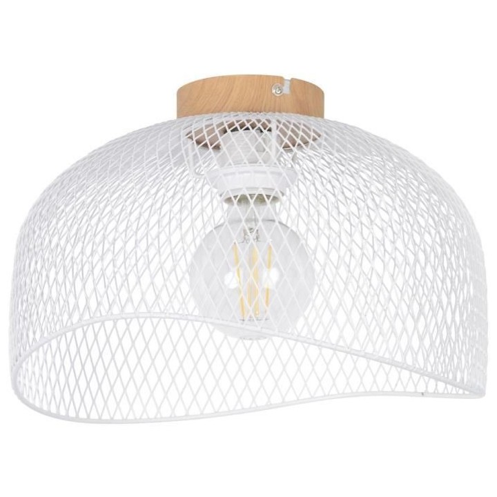 Plafonnier Ottawa - Métal - E14 - 60 W - Blanc - COREP