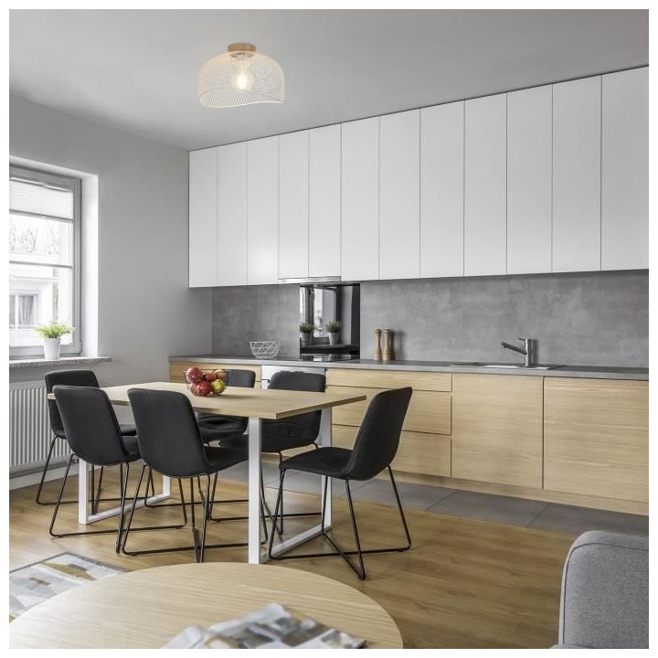 Plafonnier Ottawa - Métal - E14 - 60 W - Blanc - COREP