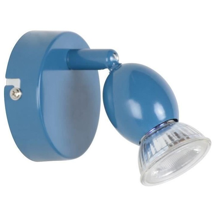 Spot LED Mely - Métal - 1 L - GU10 - 5 W - Pétrole - COREP