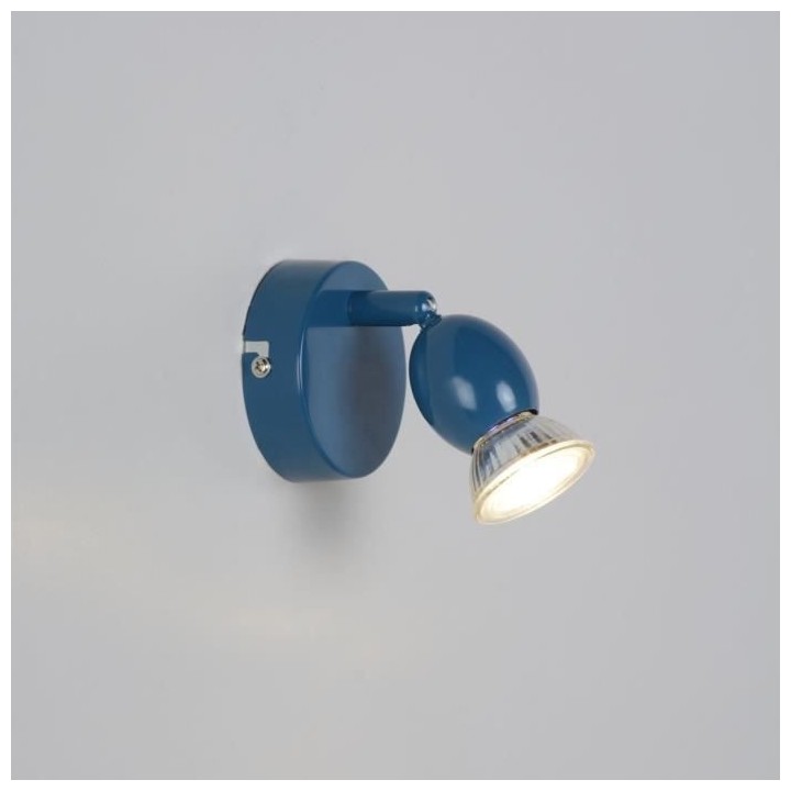 Spot LED Mely - Métal - 1 L - GU10 - 5 W - Pétrole - COREP