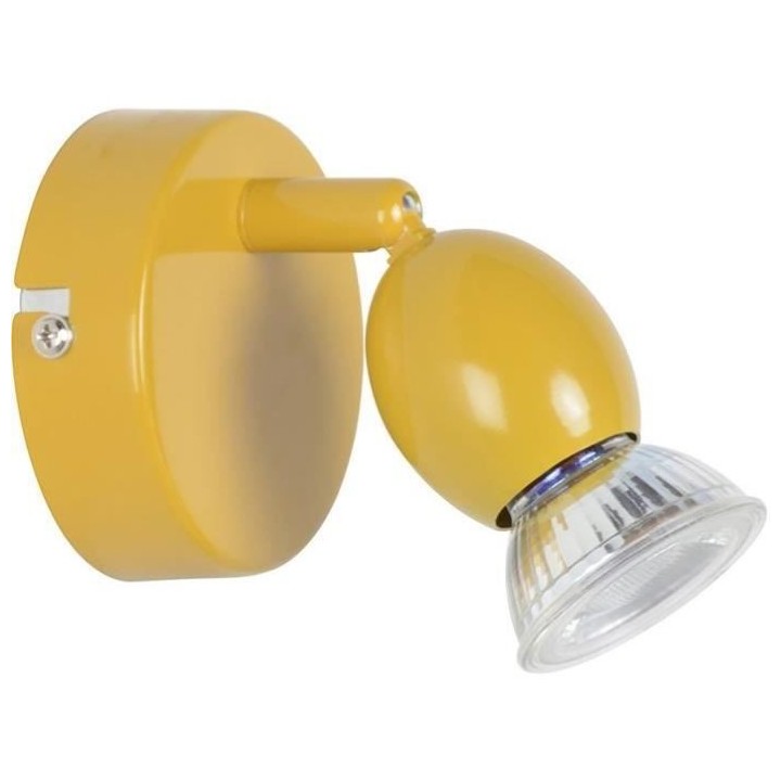 Spot LED Mely - Métal - 1 L - GU10 - 5 W - Moutarde - COREP