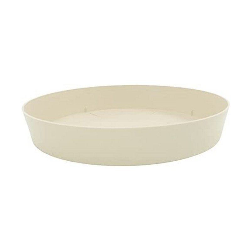 Sous-pot Plastiken polypropylène Ecru (Ø 28 X 4.4 cm)