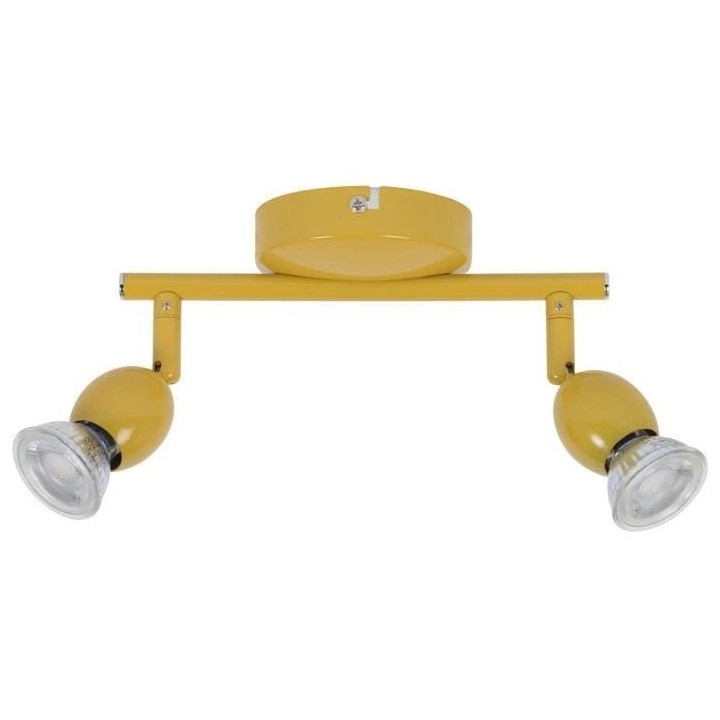 Spot LED Mely - Métal - 2 L - GU10 - 5 W - Moutarde - COREP