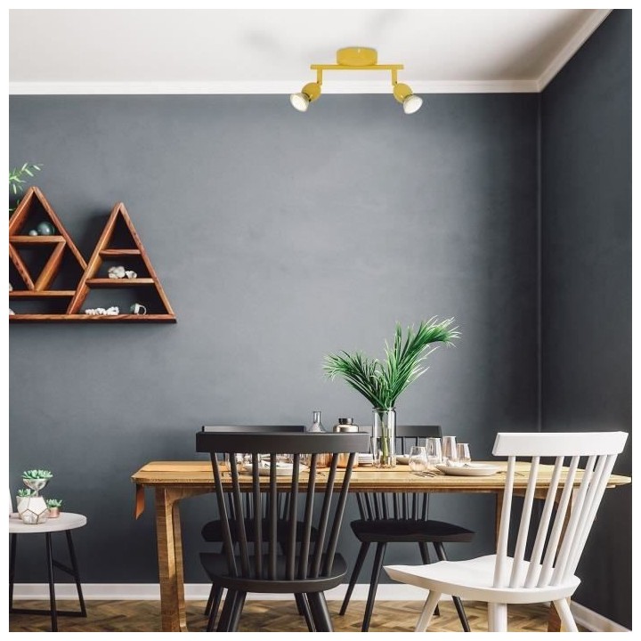 Spot LED Mely - Métal - 2 L - GU10 - 5 W - Moutarde - COREP