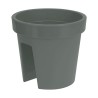 Pot de fleurs pour balcon Plastiken Vert polypropylène (Ø 28 cm)