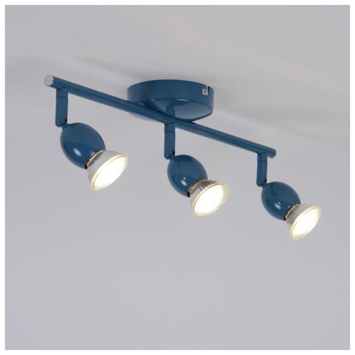 Spot LED Mely - Métal - 3 L - GU10 - 5 W - Pétrole - COREP