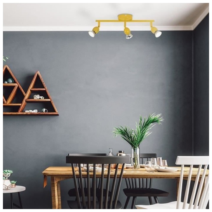 Spot LED Mely - Métal - 3 L - GU10 - 5 W - Moutarde - COREP