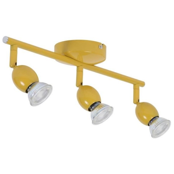 Spot LED Mely - Métal - 3 L - GU10 - 5 W - Moutarde - COREP