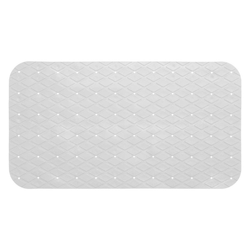 Tapis de Douche Antidérapant 5five Blanc PVC (69 x 39 cm)