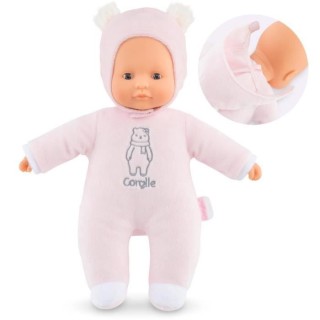 COROLLE - Mon Doudou Corolle - Pti'Coeur Ours Rose - 30 cm - Des 9 moi