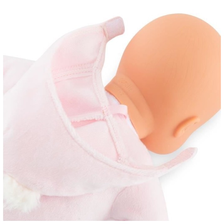 COROLLE - Mon Doudou Corolle - Pti'Coeur Ours Rose - 30 cm - Des 9 moi