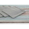 Nappe et serviettes de table DKD Home Decor 9 Pièces 2 Unités 150 x 250 x 0,5 cm Gris Bleu ciel