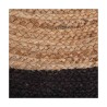 Tapis Atmosphera Noir Ø 120 cm Jute