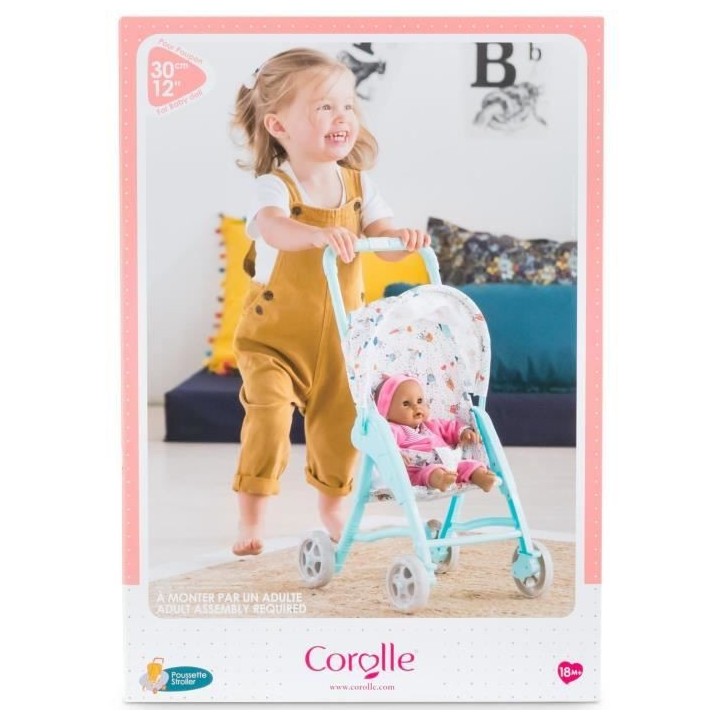 COROLLE - Poussette menthe - pour poupon 30 cm - Des 18 mois