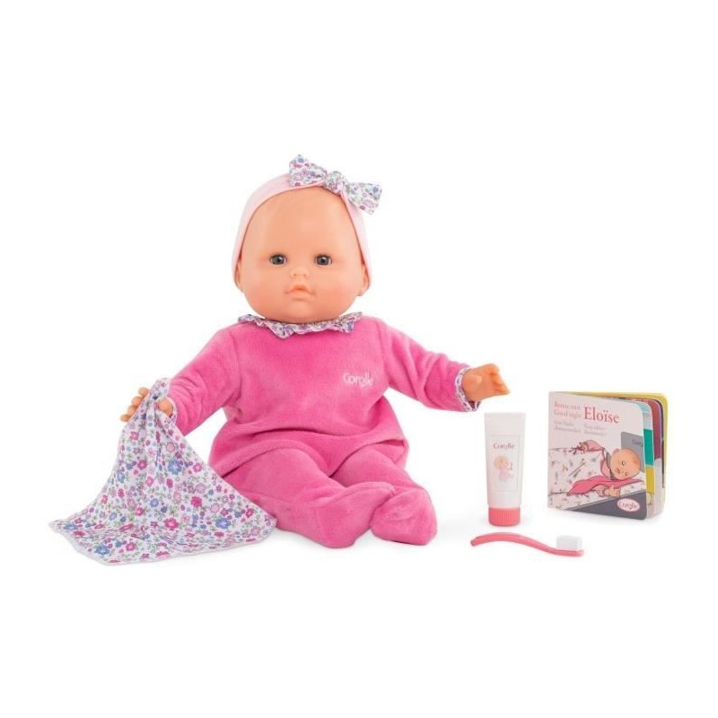 COROLLE - Mon Grand Poupon Corolle - Coffret Eloise va au dodo - 36cm - des 2 ans