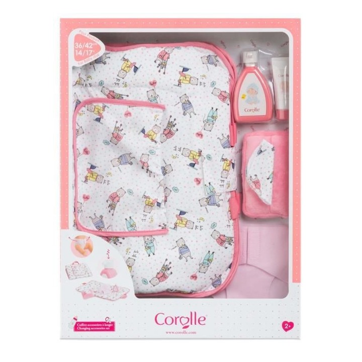COROLLE - Coffret Accessoires a Langer - pour poupon 36 et 42cm - des