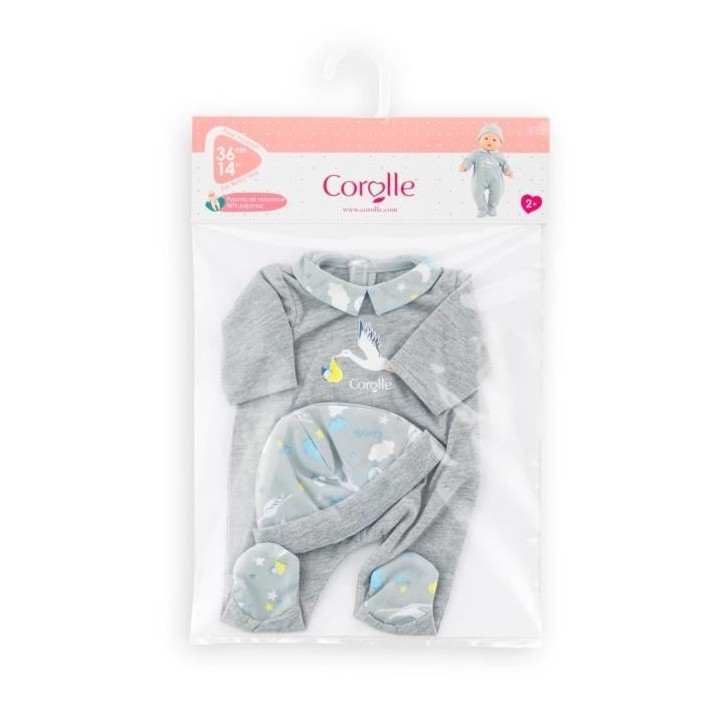 COROLLE - Pyjama de naissance -pour poupon 36cm - des 2 ans